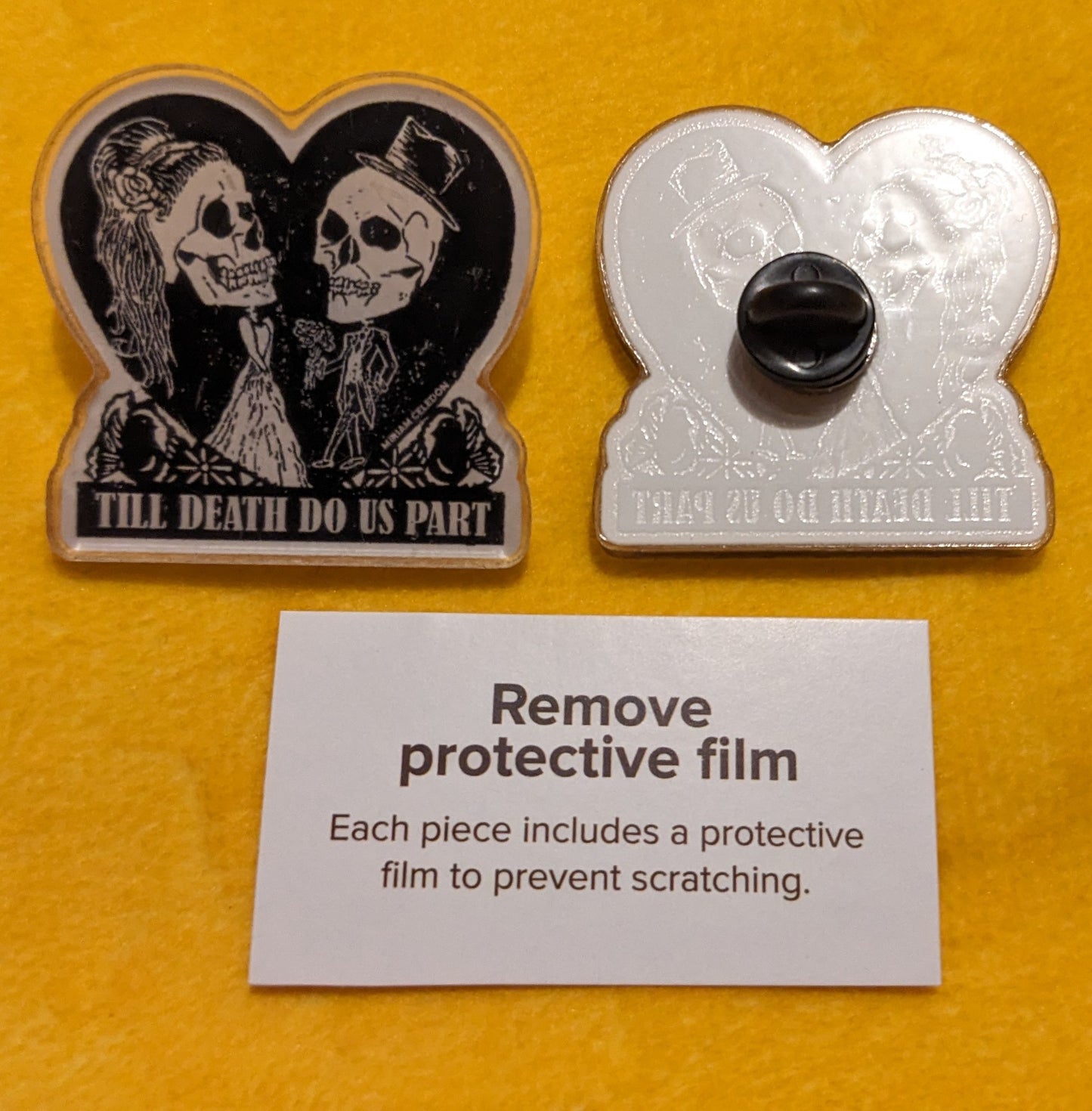 Til Death Do Us Part Pin