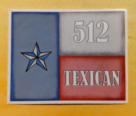 512 Texican sticker