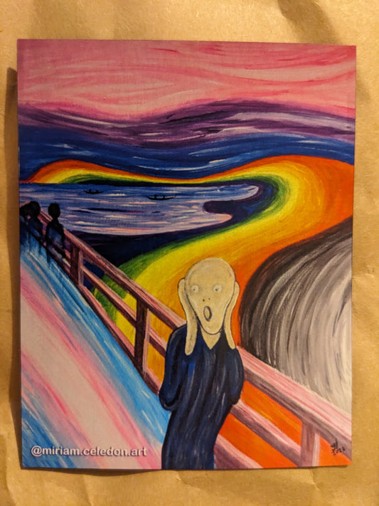 The Colorful Scream Magnet